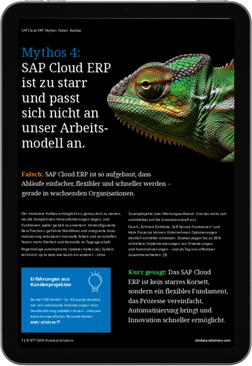 Cloud ERP Mythbusting Mockup Mythos 4